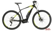 Rower Elektryczny MTB Kross Level Boost 1.0 504 Czarny Limonkowy Kross