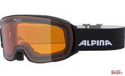 Gogle Narciarskie Alpina M40 Nakiska Black Matt Szkło Orange S2 Alpina