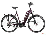 Rower Elektryczny Trekkingowy Kross Trans Hybrid PRESTIGE 630 UNI Fioletowy Szary Kross