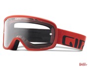 Gogle Rowerowe Giro Tempo Mtb Red (Szyba Przeźroczysta S0) Mocowanie Pod Zrywki Giro