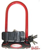 Zapięcie Rowerowe Masterlock 8195 U-Lock 13mm 110mm 210mm Czerwone Masterlock