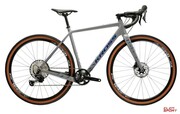 Rower Gravel Kross Esker 7.0 Szary/Granatowy Połysk Kross