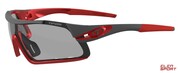Okulary Rowerowe Tifosi Davos Fototec Race Red (1 Szkło Smoke Fotochrom 47,7%-15,2% Transmisja Światła) Tifosi