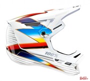 Kask Rowerowy Full Face 100% Aircraft Composite Helmet Knox White 100%