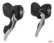 Klamkomanetki Microshift R10, Para, 10.rzędowe(3X10), Kompatybilne Z Shimano, Dual Control, Krótki Zasięg Hamulca, Srebrne microSHIFT