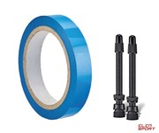 Zestaw Weldtite Tubeless Tape And Valves Kit - Road (Taśma + 2X Zawór 55mm Presta) Weldtite