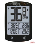 Licznik rowerowy bezprzewodowy Kross KRC 319UW czarny Kross