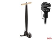 Pompka Podłogowa Lezyne Sport Floor Drive 2.5 Dv 220Psi Dual Valve Presta Schrader Czarna Lezyne