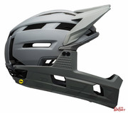 Kask Rowerowy Full Face Bell Super Air R Mips Spherical Matte Gloss Grays Bell
