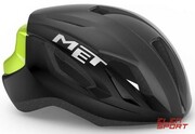 Kask Rowerowy Met Strale czarno-żółty Met