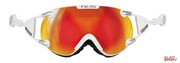 Gogle Narciarskie Casco FX 70 Carbonic white orange Casco