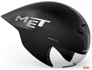 Kask Rowerowy Met Drone Wide Body II Black Metallic Glossy Met