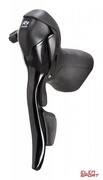 Klamkomanetka Microshift R9, Lewa, 2.rzędowa, Kompatybilna Z Shimano, Dual Control, Krótki Zasięg Hamulca, Czarna microSHIFT