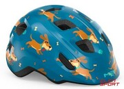 Kask Rowerowy Met Hooray Blue Teckel Glossy Met