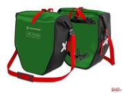 Sakwy Tylne Extrawheel Biker Pro Polyester Green 50L Extrawheel