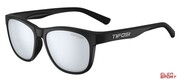 Okulary Rowerowe Tifosi Swank Satin Black (1 Szkło Smoke Bright Blue 11,2% Transmisja Światła) Tifosi