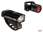 Zestaw oświetlenia Lezyne Hecto Drive 400XL Przód 400 Lumenów, Femto Tył 7 Lumenów, Usb Czarne Lezyne