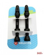Zestaw Wentyli Weldtite Tubeless Valve Kit 2 X 55Mm Presta (Na Blistrze) Weldtite