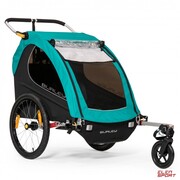 Przyczepka Rowerowa dla Dziecka Burley Encore X Turquoise Turkusowa Burley