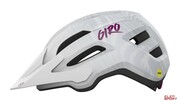 Kask Rowerowy Dziecięcy Juniorski Giro Fixture II Integrated Mips Matte White Pearl White Ripple Fade Roz. Uniwersalny (50-57cm) Giro