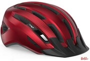Kask Rowerowy Met Downtown Red Glossy Met