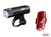 Zestaw lampek rowerowych Cateye AMPP 400 HL-EL084RC / ViZ150 TL-LD800 CatEye