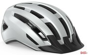 Kask Rowerowy Met Downtown White Glossy Met