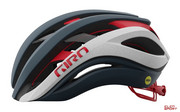 Kask Rowerowy Szosowy Giro Aether Spherical Mips Matte Portaro Gray White Red Giro