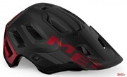 Kask Rowerowy Met Roam MIPS Black Red Metallic Matt Glossy Met