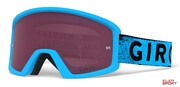 Gogle Rowerowe Giro Blok Mtb Blue Hypnotic (Szyba Niebieka Lutrzana Vivid-Carl Zeiss Trail + Szyba Przeźroczysta 99% S0) Giro