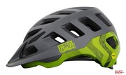 Kask Rowerowy MTB Giro Radix Integrated Mips Matte Metallic Black Ano Lime Giro