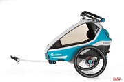 Przyczepka Rowerowa dla Dziecka Qeridoo KidGoo 2 Sport Petrol Qeridoo