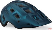Kask Rowerowy Met Terranova Teal Blue Black Metallic Matt Met