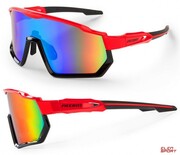Okulary Rowerowe Accent Shot Czerwone Accent