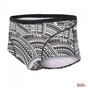 Spodenki pływackie kąpielówki Zone3 Men&acute;s Brief Shorts - Pacific Koa / Black/Green Zone3