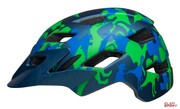 Kask Rowerowy Juniorski Bell Sidetrack Matte Blue Camosaurus Roz. Uniwersalny (50-57cm) Bell