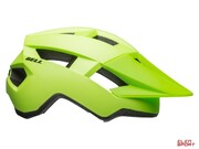 Kask Rowerowy Juniorski Bell Spark Junior Integrated Mips Matte Bright Green Black Roz. Uniwersalny Bell