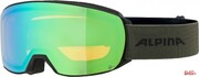 Gogle Narciarskie Alpina M40 Nakiska Q-Lite Black-Olive Matt Szkło Q-Lite Green S2 Alpina