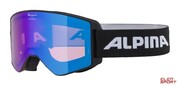 Gogle Narciarskie Alpina M40 Narkoja Q-Lite Black Szkło Q-Lite Blue S2 Alpina