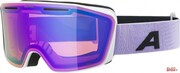 Gogle Narciarskie Alpina Nendaz Q-Lite White-Lilac Matt Szkło Q-Lite Lavender.S2 Alpina