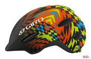Kask Rowerowy Dziecięcy Giro Scamp Integrated Mips Matte Black Check Fade Giro