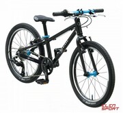 Rower Dziecięcy KUbikes 20S MTB Black Laser Blue Czarny KUbikes