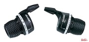 Manetki Microshift, Para, 8.rzędowe(3X8), Kompatybilne Z Shimano, Twist Shifter, Indeksowanie microSHIFT