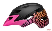 Kask Rowerowy Juniorski Bell Sidetrack Wavy Checks Matte Pink Roz. Uniwersalny (50-57cm) (New 2024) Bell