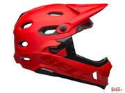 Kask Rowerowy Full Face Bell Super Dh Mips Spherical Matte Gloss Crimson Black Bell