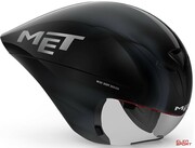 Kask Rowerowy Met Drone Black Iridescent Glossy Met