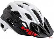 Kask Rowerowy Met Lupo HES Biało-Czarny Met