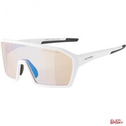 Okulary Rowerowe Alpina Ram Hvlm+ Kolor White Matt Szkło Blue Mirror S1-3 Alpina
