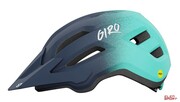 Kask Rowerowy Dziecięcy Juniorski Giro Fixture Ii Integrated Mips Matte Midnight Blue Screaming Teal Fade Roz. Uniwersalny (50-57 cm) Giro