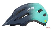 Kask Rowerowy Dziecięcy Juniorski Giro Fixture II Integrated Mips Matte Midnight Blue Screaming Teal Fade Roz. Uniwersalny (50-57cm) Giro